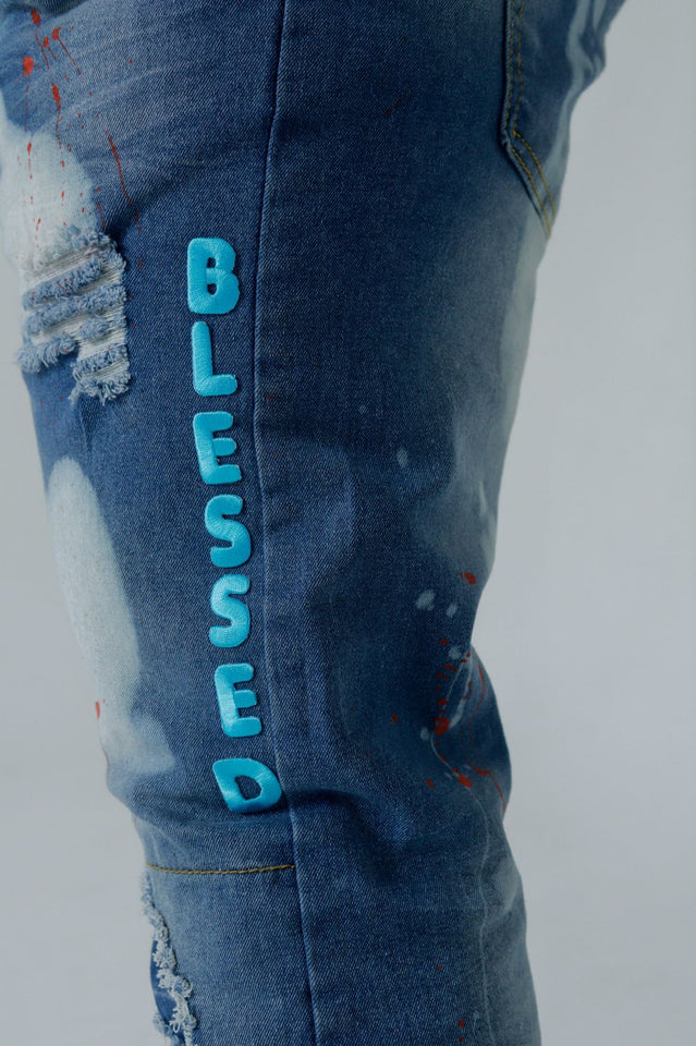 Blue Blizzy Denim Jeans